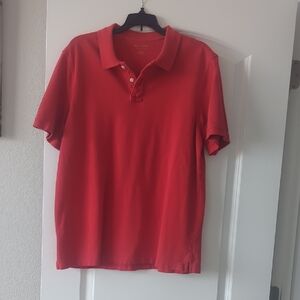 Sonoma Men's Red Polo Shirt Large